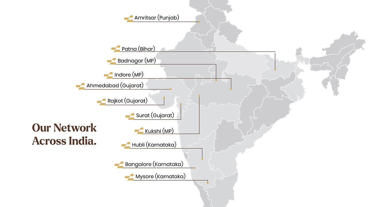 Company Offices Map