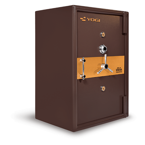 48″H x 33″W x 27″D Security Safes Side View, Security Safe, Torch And Drill Resistant Safe, Single Door Safe